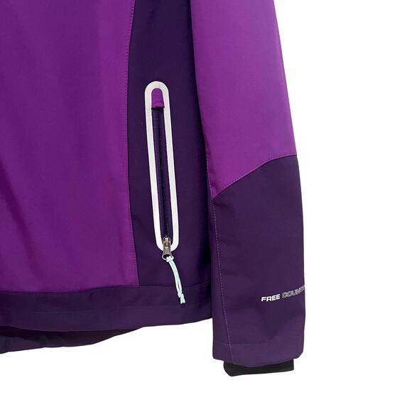 Free Country Womens Size Large Hooded Full Zip Jacket Purple - Picture 4 of 7